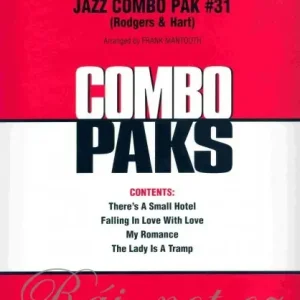 JAZZ COMBO PAK 31 (Rodgers & Hart) malý jazzový soubor Expresní Doručení