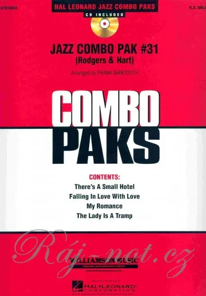 JAZZ COMBO PAK 31 (Rodgers & Hart) malý jazzový soubor Expresní Doručení