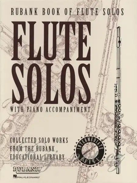 Rychlé Dodání Flute Solos with Piano Accompaniment – Intermediate Level + Audio Online / příčná flétna + klavír (online)