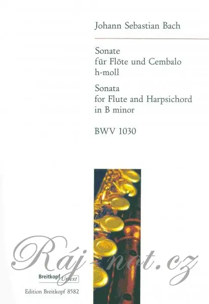 Horká Nabídka BACH, Johann Sebastian - SONATA B minor, BWV 1030 for flute and harpsichord