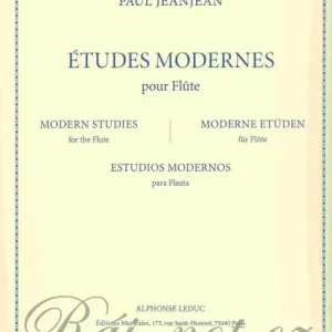 Expresní Doručení Etudes Modernes od Paul Jeanjean pro příčnou flétnu