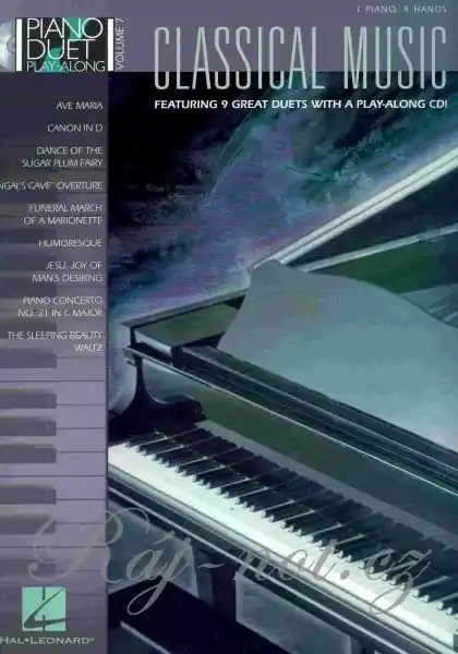 PIANO DUET PLAY-ALONG 7 - klasické skladby pro čtyřruční klavír Pouze Dnes