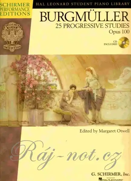 Nová Kolekce BURGMÜLLER - 25 Progressive Studies, Opus 100 + Audio Online