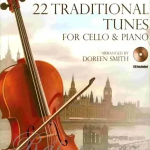 22 Traditional Tunes - 22 skladeb pro violoncello a klavír Sleva