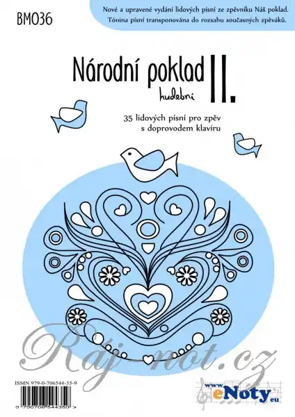 Národní poklad hudební II. - 35 lidových písní pro zpěv + klavír Must-Have