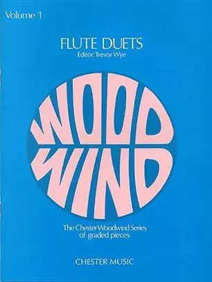 Autentický Flute Duets 1 dueta pro příčnou flétnu