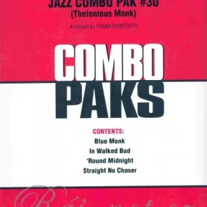 JAZZ COMBO PAK 30 (Thelonious Monk) malý jazzový soubor Omezená Nabídka