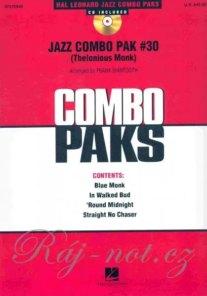 JAZZ COMBO PAK 30 (Thelonious Monk) malý jazzový soubor Omezená Nabídka