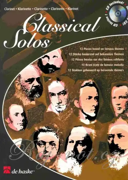 Omezená Nabídka Classical Solos - 12 krásných skladeb pro klarinet