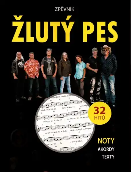 Žlutý pes zpěvník 32 největších hitů Cenově Výhodný