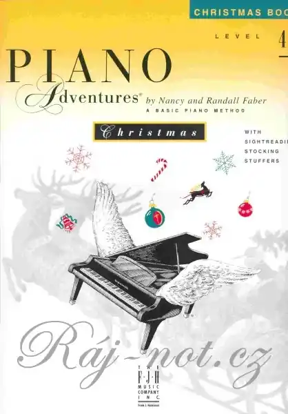 Piano Adventures - Christmas Book 4 - vánoční melodie Akční Cena