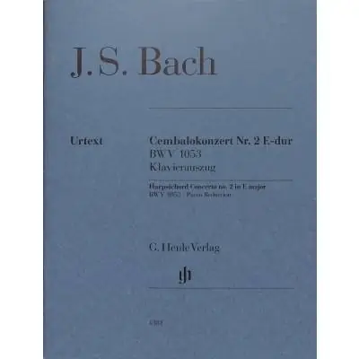 Harpsichord Concerto no. 2 in E major BWV 1053 noty pro čtyřruční klavír Akce