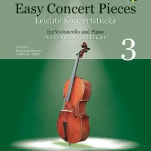 Easy Concert pieces 3 - 13 skladeb pro violoncello a klavír Výhodná Nabídka