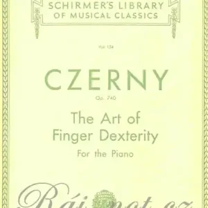 Art of Finger Dexterity Op. 740 - Umění pohotovosti prstů po klavír Akce