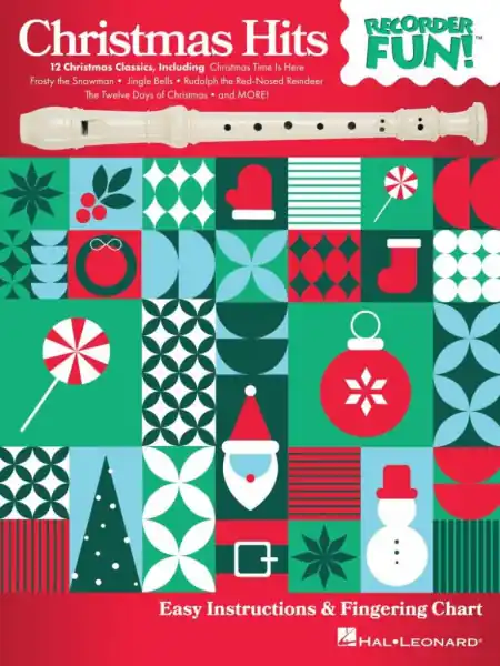 Cenová Bomba Christmas Hits - Recorder Fun! - sada zobcové flétny a sešitu vánočních koled pro začátečníky
