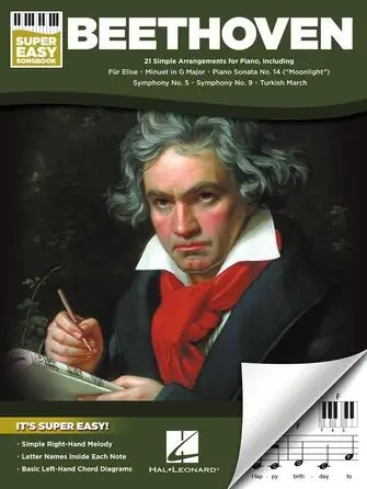 Nejlepší Volba Beethoven - 21 jednoduchých skladeb od legendárního klasického skladatele Ludviga van Beethovena