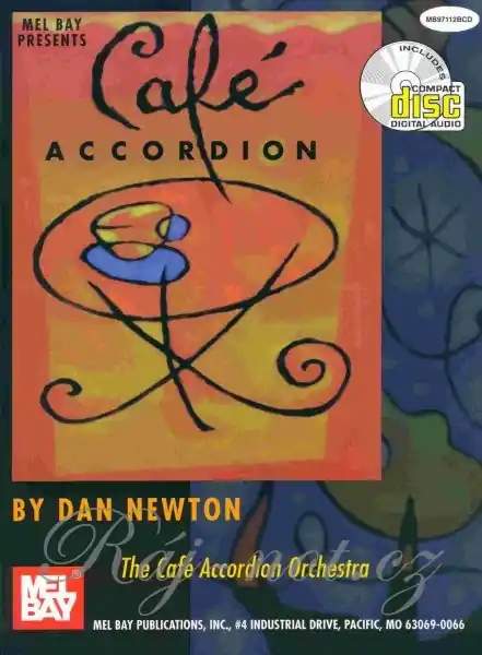 CAFE ACCORDION + Audio Online písně pro akordeon Zlevněný