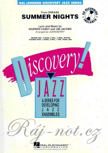 SUMMER NIGHTS (FROM GREASE) easy jazz band Víkendová Akce