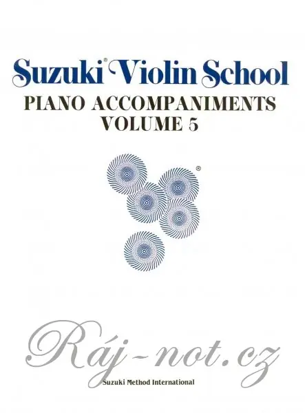 Suzuki Violin School 5 - klavírní doprovod Rychlé Dodání