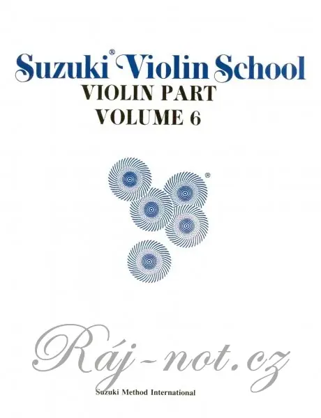 Suzuki Violin School 6 - škola hry na housle Expresní Doručení