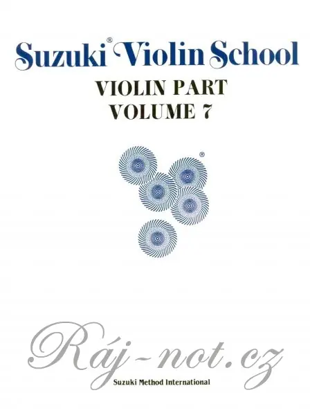 Bezpečná Platba Suzuki Violin School 7 - škola hry na housle