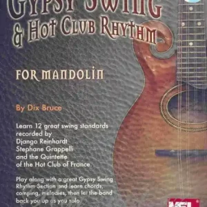 Autentický Gypsy Swing & Hot Club Rhythm for Mandolin / mandolína + tabulatura