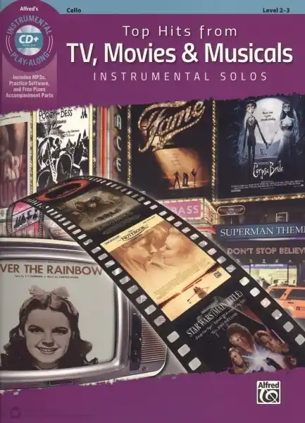 Koupit Online Top Hits from TV, Movies & Musicals violoncello + klavír