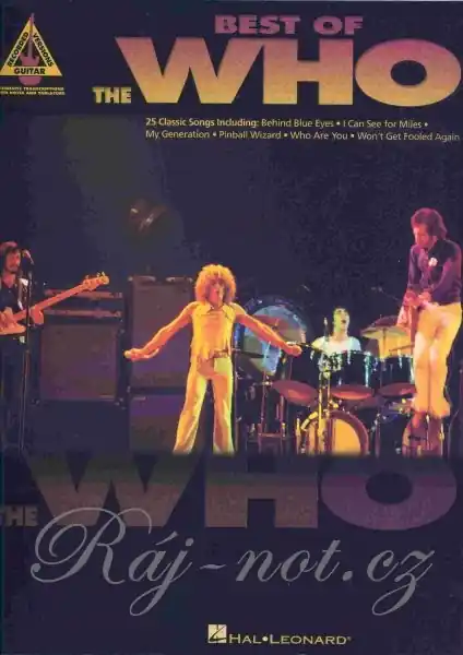 Best Of The Who (TAB) kytara + tabulatura Nejlepší Cena