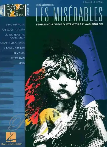 Les Misérables skladby pro čtyřruční klavír Jen Po Omezenou Doba
