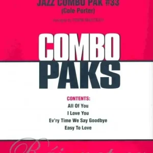 Oblíbený JAZZ COMBO PAK 33 (Cole Porter) malý jazzový soubor