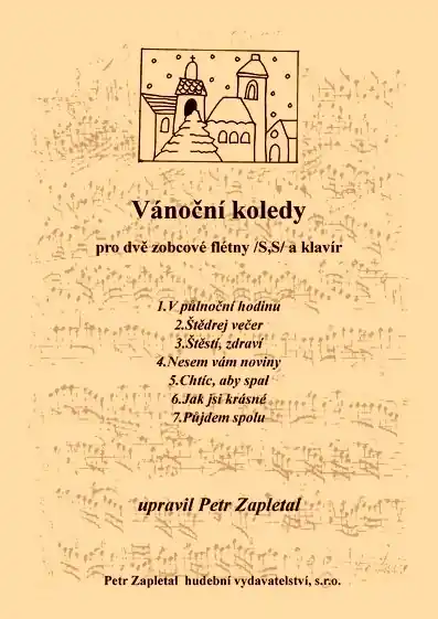 Originální Vánoční koledy - zobc. flétna I., II. /S,S/, klavír