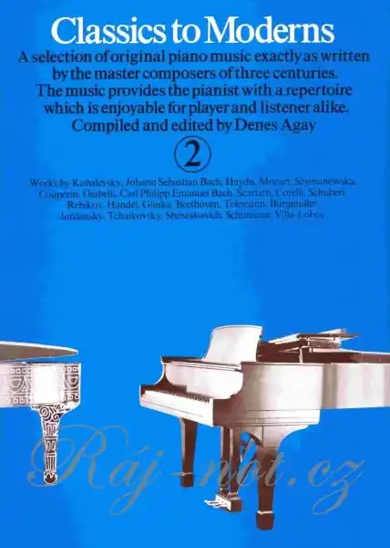 Classics to Moderns 2 (blue book) / 27 jednoduchých skladeb pro klavír (2+) Odeslání Ihned