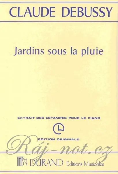 Jardins sous la Pluie (Gardens in the Rain / Zahrada v dešti) piano Nakupujte Hned
