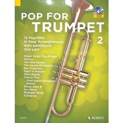 Pop For Trumpet 2 - 12 jednoduchých hitů v úpravě pro trubku Nízká Cena