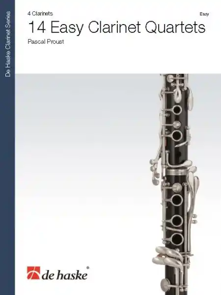 Nejlepší Volba 14 Easy Clarinet Quartets - 14 snadných skladeb různých hudebních stylů pro čtyři klarinety
