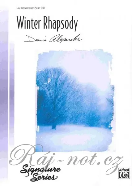 Originální Winter Rhapsody by Dennis Alexander - piano solo