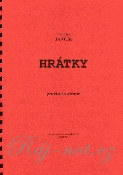 Víkendová Akce HRÁTKY PRO KLARINET A KLAVÍR - František Jančík