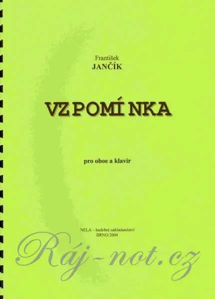 Super Cena Vzpomínka pro hoboj a klavír - František Jančík