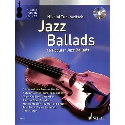 Přímo Od Výrobce Jazz ballads pro 1/2 housle a klavír