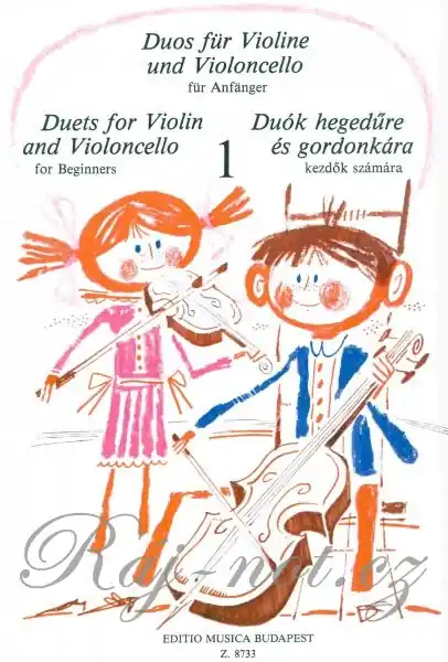 Duets for Violin and Violoncello for Beginners 1 - dueta pro housle a violoncello Nová Kolekce