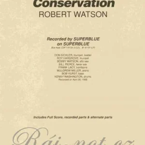 CONSERVATION (JAZZ OCTET) - partitura a party Super Cena