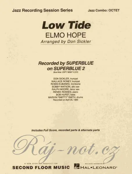 Přímo Od Výrobce LOW TIDE (JAZZ OCTET) / partitura a party