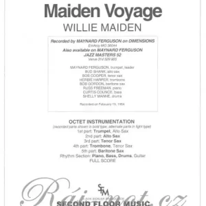 MAIDEN VOYAGE (JAZZ OCTET) / partitura Sezónní Sleva