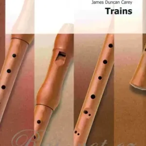 TRAINS - kvartet zobcových fléten (SATB) / partitura + party Zlevněný