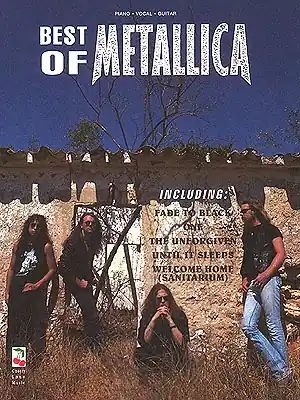 Best Of Metallica - kniha pro klavír, zpěv a kytaru Horká Nabídka