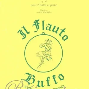 Výprodej DUETTINO SUR DES MOTIFS HONGROIS op.36 - / dvě příčné flétny + klavír