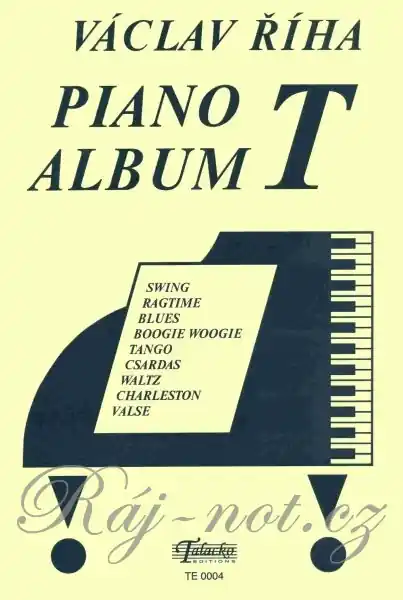PIANO ALBUM T - 9 skladeb pro klavír Hit Sezóny