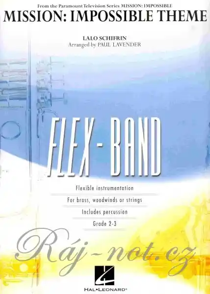 Zlevněný FLEX-BAND - MISSION IMPOSSIBLE (grade 2-3) / partitura + party