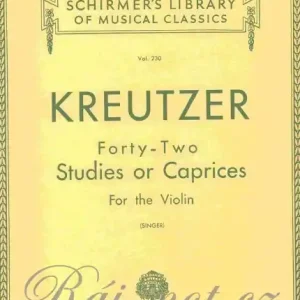 42 Studies or Caprices pro housle od Rodolphe Kreutzer Horká Nabídka