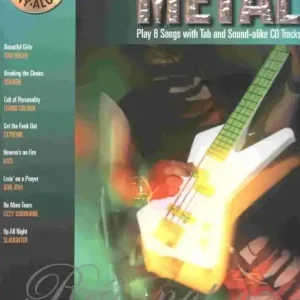 BASS PLAY-ALONG 17 - POP METAL Originální